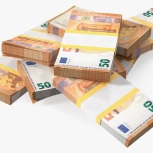 8000 pieces of 50€ fake bills